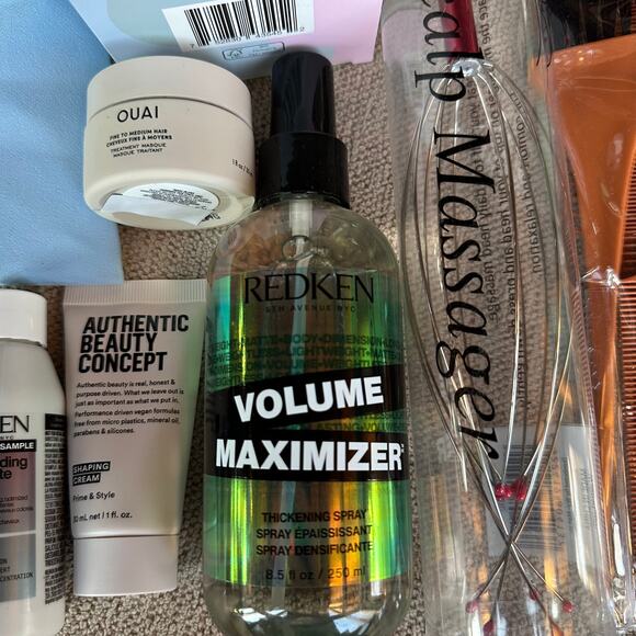 18 piece haircare bundle Bag Tools Massager Beauty Travel Size Samples - Picture 5 of 6